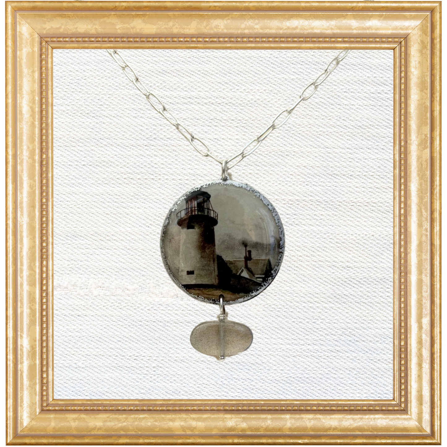 Lighthouse Bloom Necklace with Labradorite