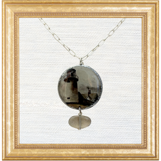 Lighthouse Bloom Necklace with Labradorite