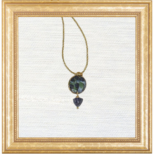 Blackberry Dulcet Necklace with Iolite