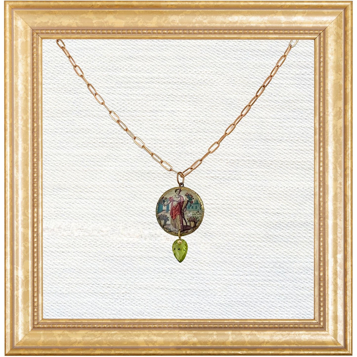 Fleur de Rêve Morgaine Necklace with Peridot