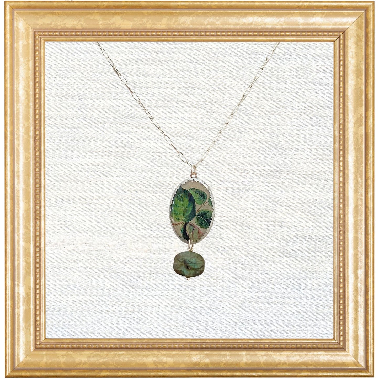 Foliage Victoria Necklace with Labradorite