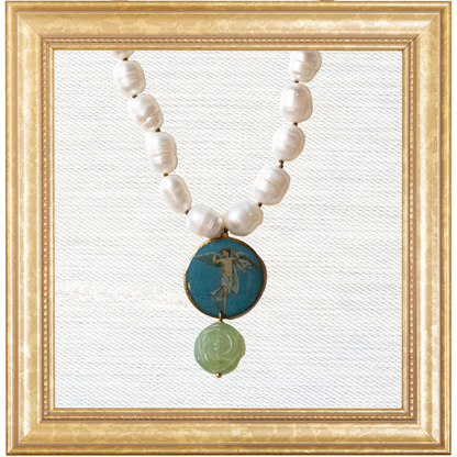 Allegory of Harmony Bloom Necklace with Pearls
