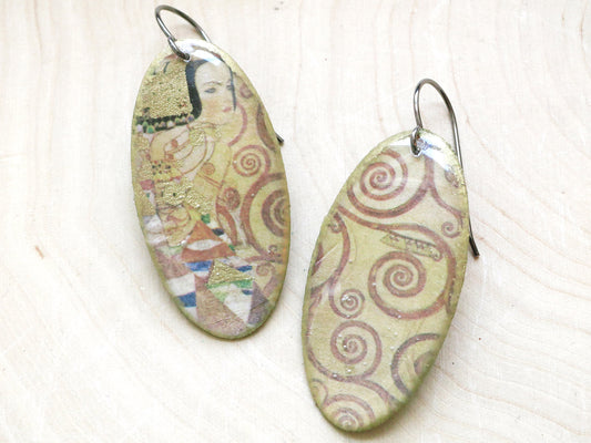 Shield Dangles - Klimt Tree of Life