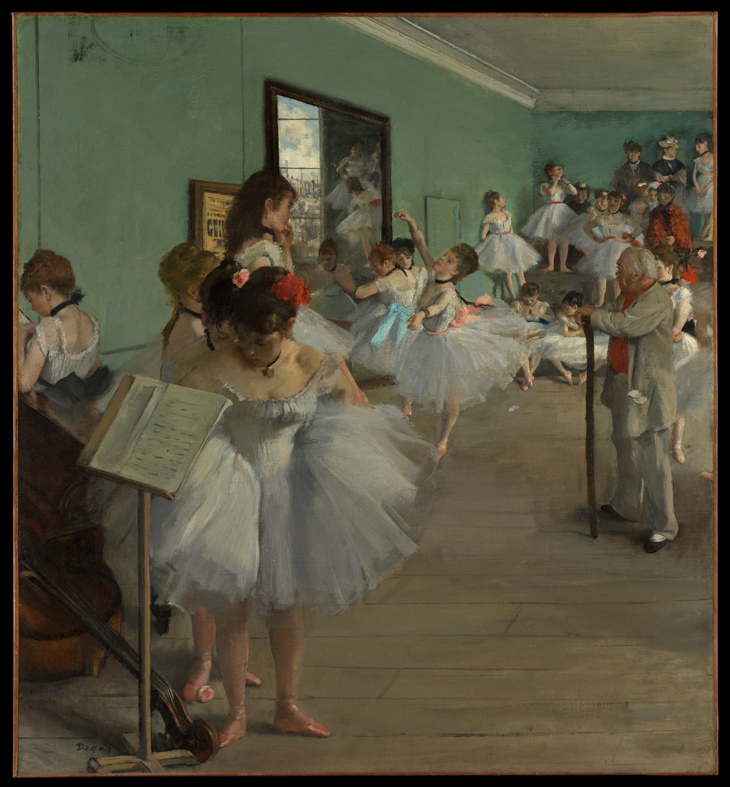 Degas The Dance Class Victoria Studs with Pearl